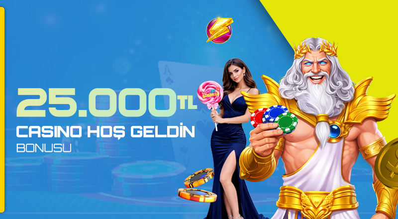 25.000TL Casino Hoşgeldin Bonusu